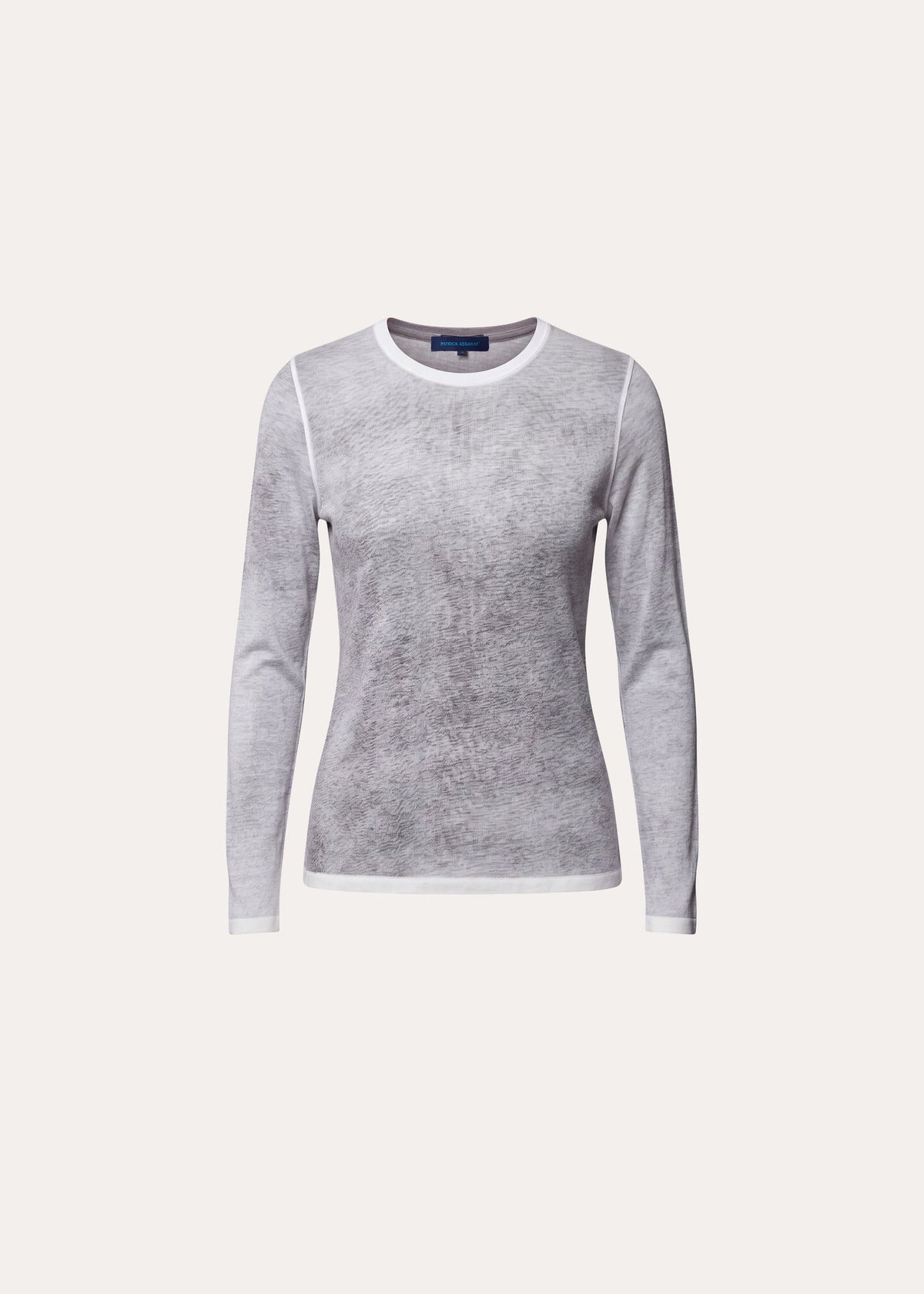 Patrick Assaraf Reverse Spray Pima Cotton T-Shirt