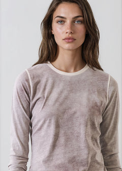 Patrick Assaraf Reverse Spray Pima Cotton T-Shirt
