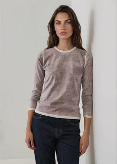 Patrick Assaraf Reverse Spray Pima Cotton T-Shirt