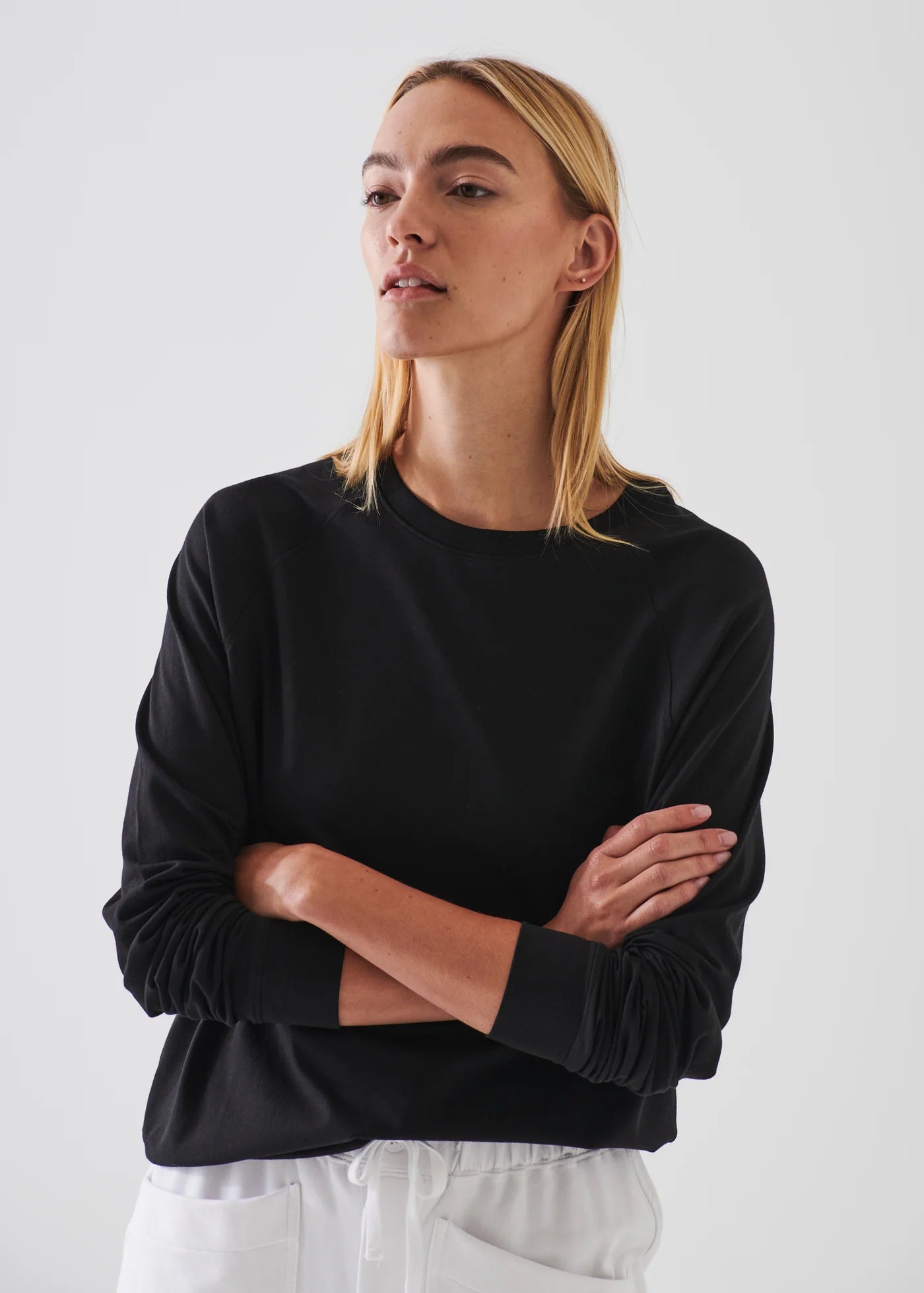 🇨🇦 Patrick Assaraf Pima Cotton Oversize Sweatshirt