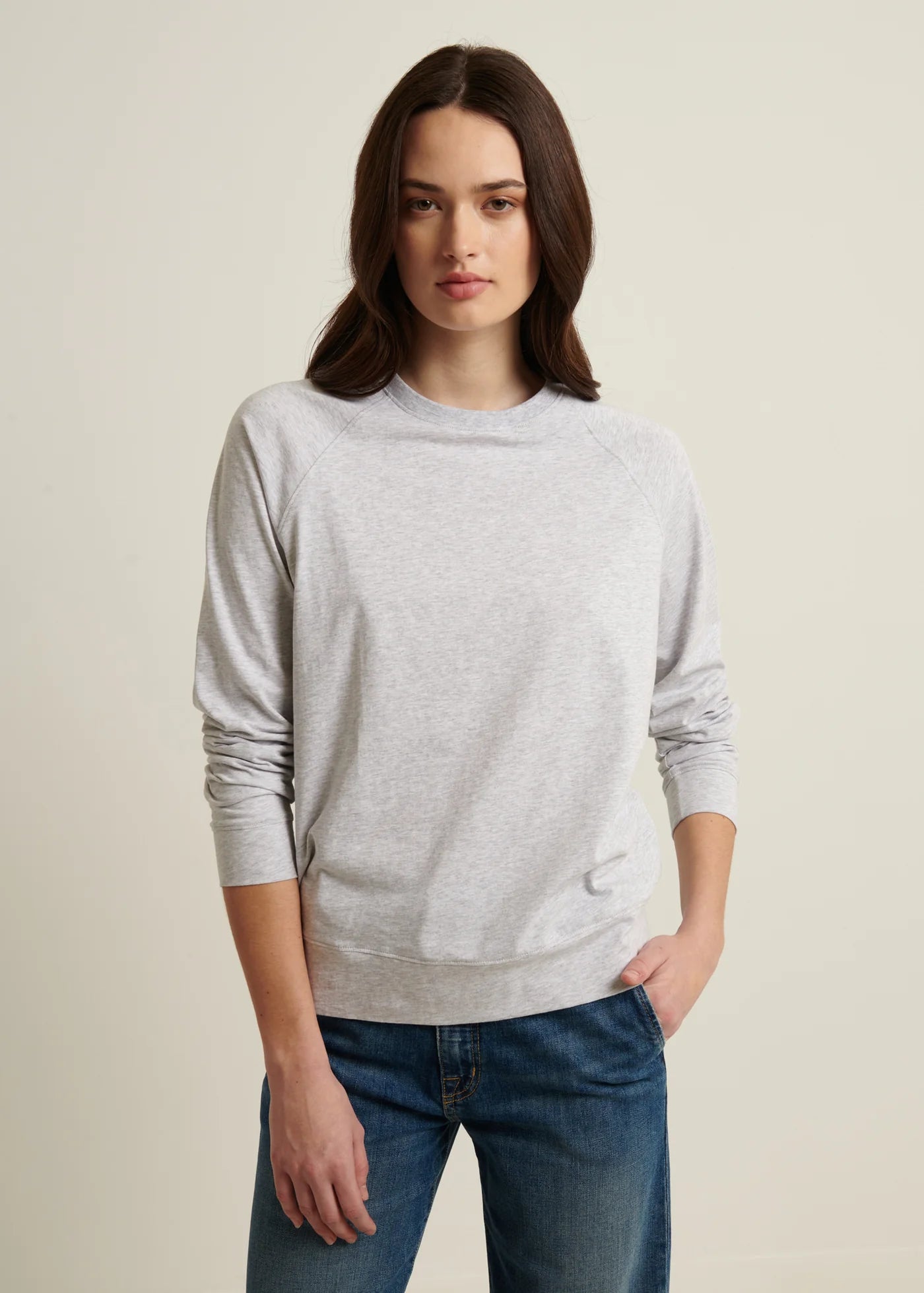 🇨🇦 Patrick Assaraf Pima Cotton Oversize Sweatshirt