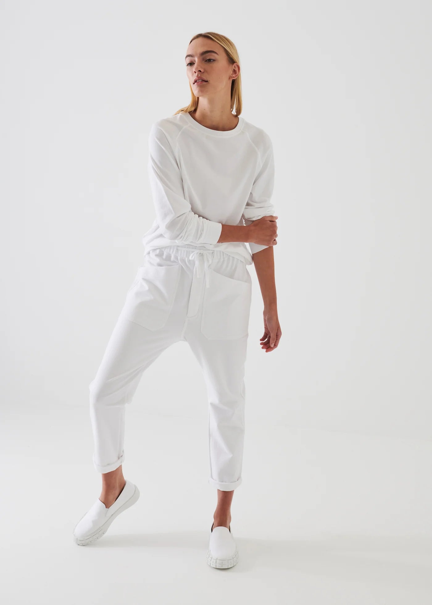 🇨🇦 Patrick Assaraf Pima Cotton Oversize Sweatshirt