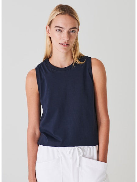 🇨🇦 Patrick Assaraf Iconic Stretch Boyfriend Tank