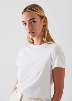 🇨🇦 Patrick Assaraf Iconic Pima Cotton Stretch Slim T-Shirt