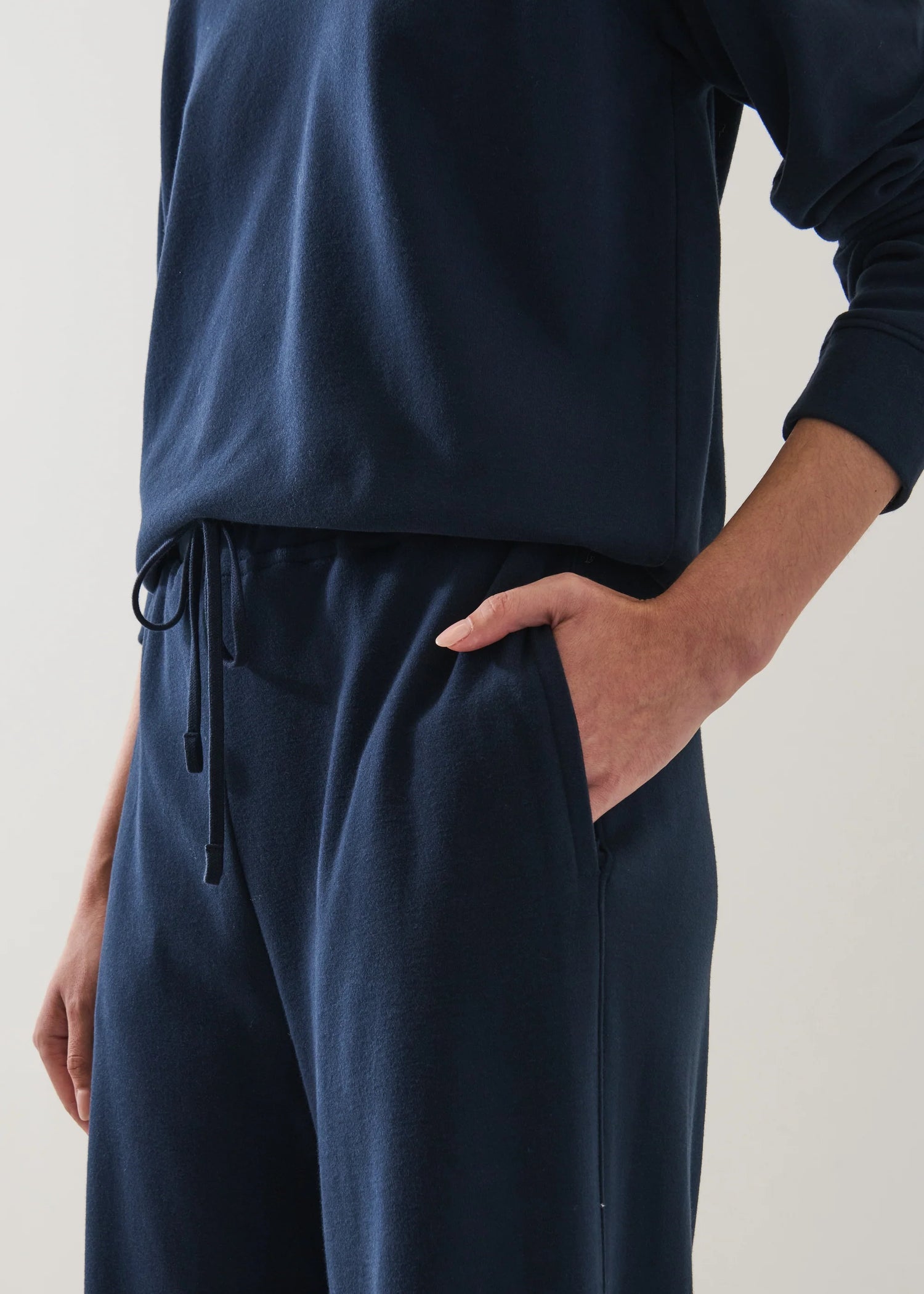 🇨🇦 Patrick Assaraf Brushed Pima Cotton Drawstring Jogger