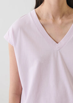 🇨🇦  Patrick Assaraf Short Sleeve Iconic Sublime V-Neck Dolman Tee