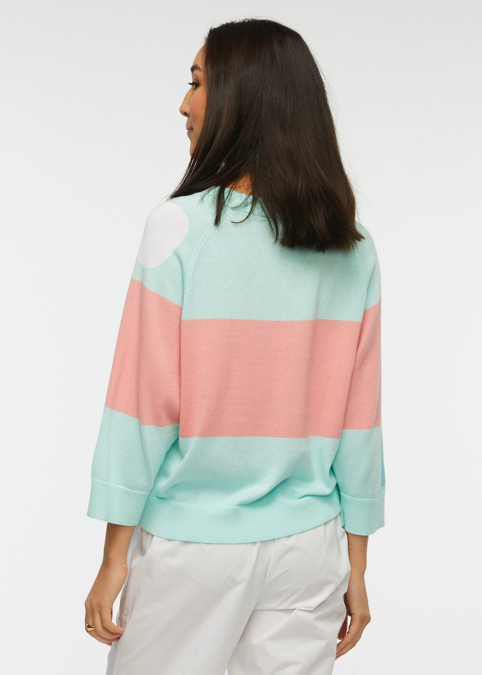 Zaket & Plover Spot Stripe Sweater