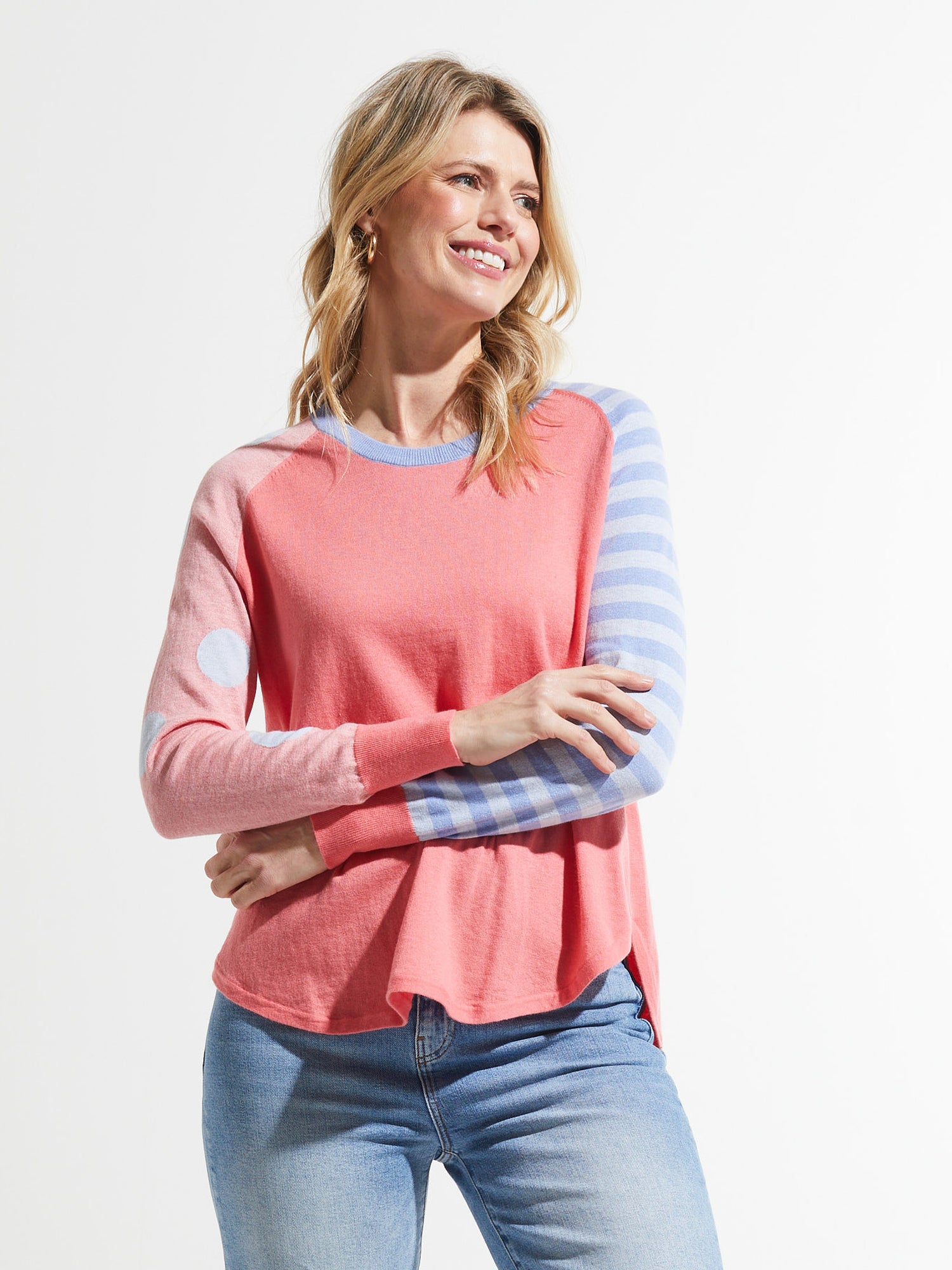 Zaket & Plover Spots And Stripes Sweater