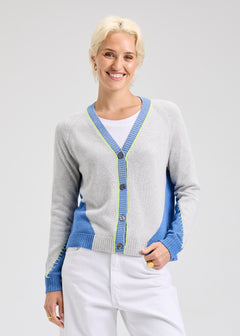Zaket & Plover Panelled Cardigan