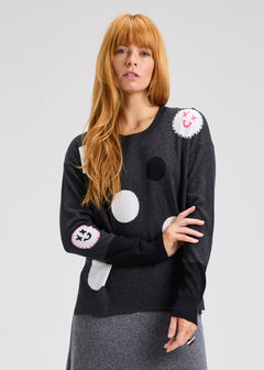 Zaket & Plover Spots Intarsia Sweater