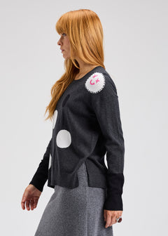 Zaket & Plover Spots Intarsia Sweater