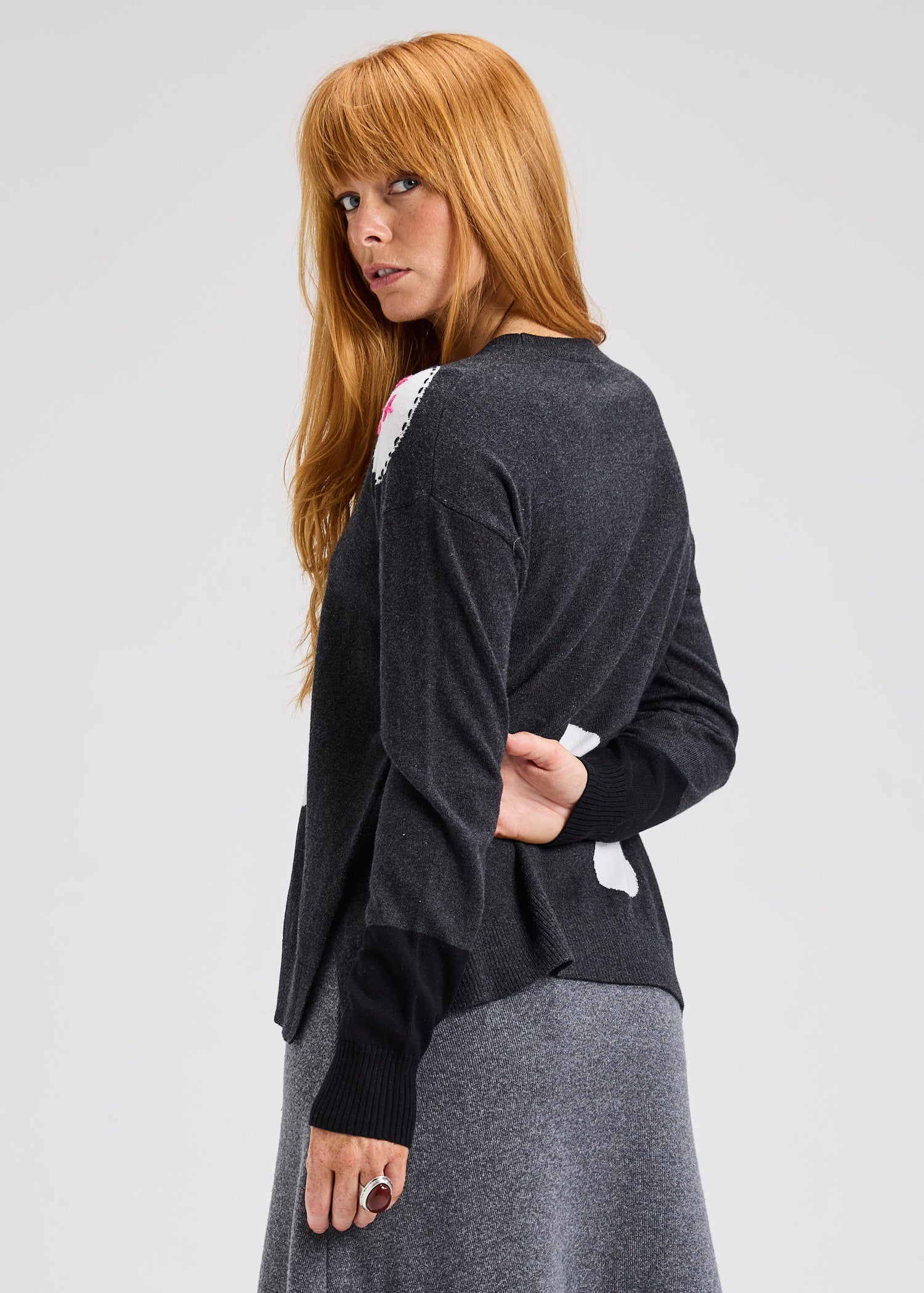 Zaket & Plover Spots Intarsia Sweater
