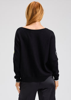 Zaket & Plover Intarsia Hearts Sweater