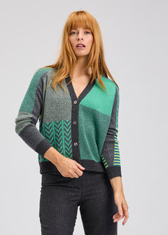 Zaket & Plover Textured Cardigan