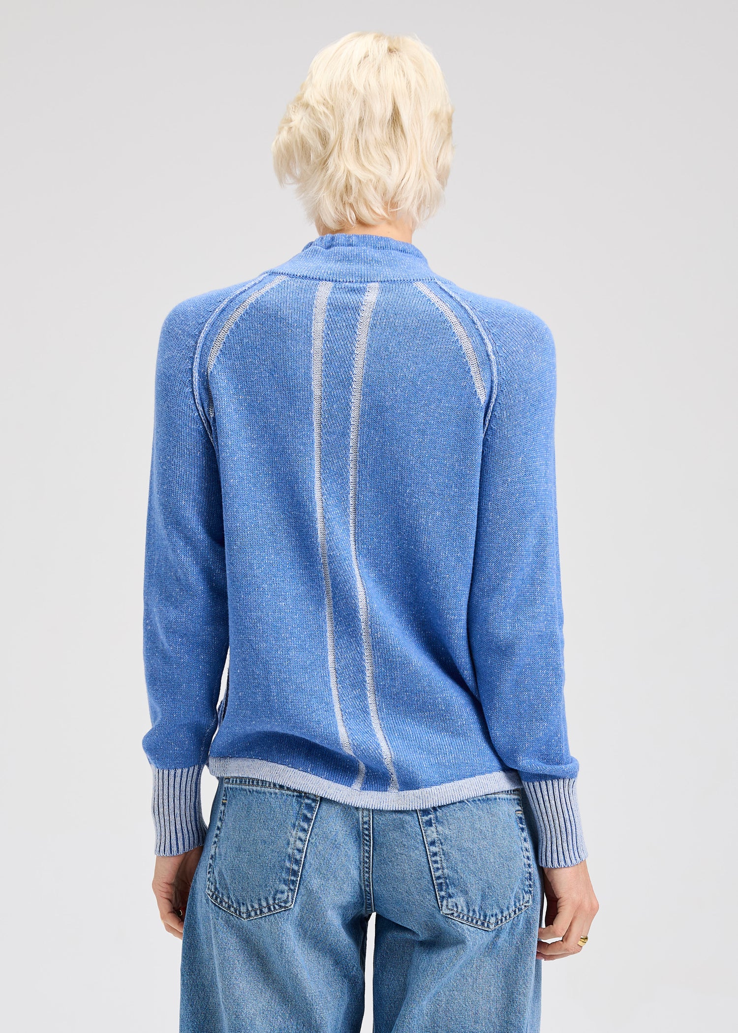 Zaket & Plover Two Tone Zip Up Hoodie