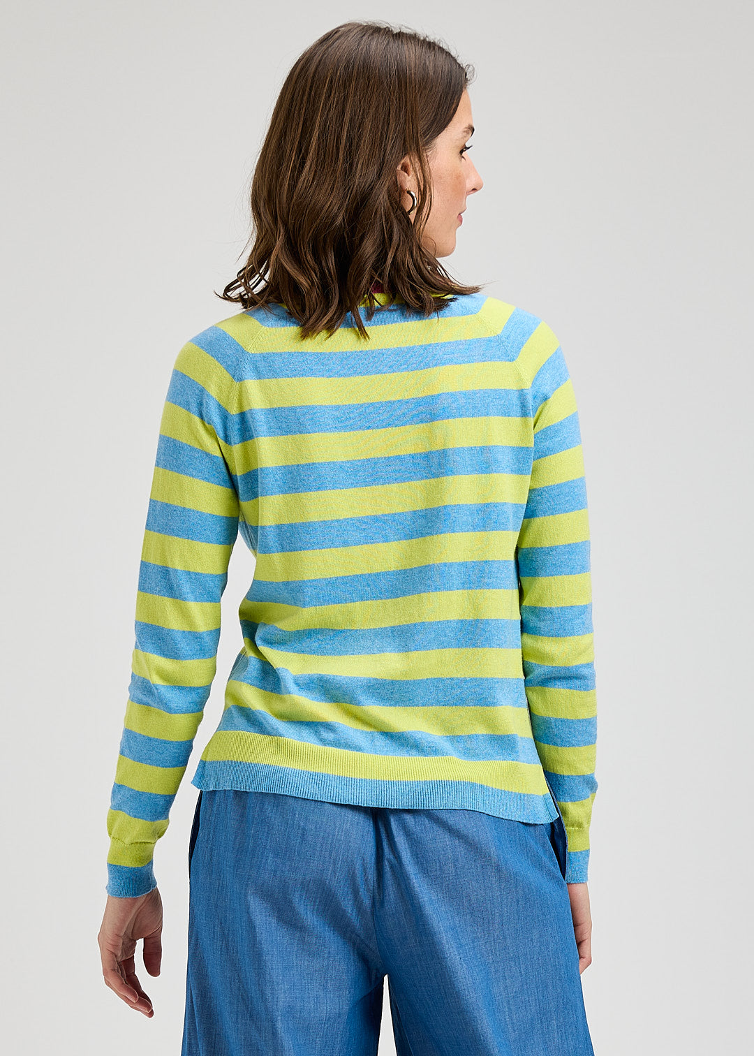 Zaket & Plover Stripe Henley Sweater