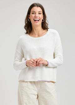 Zaket & Plover Bottom Detail Sweater