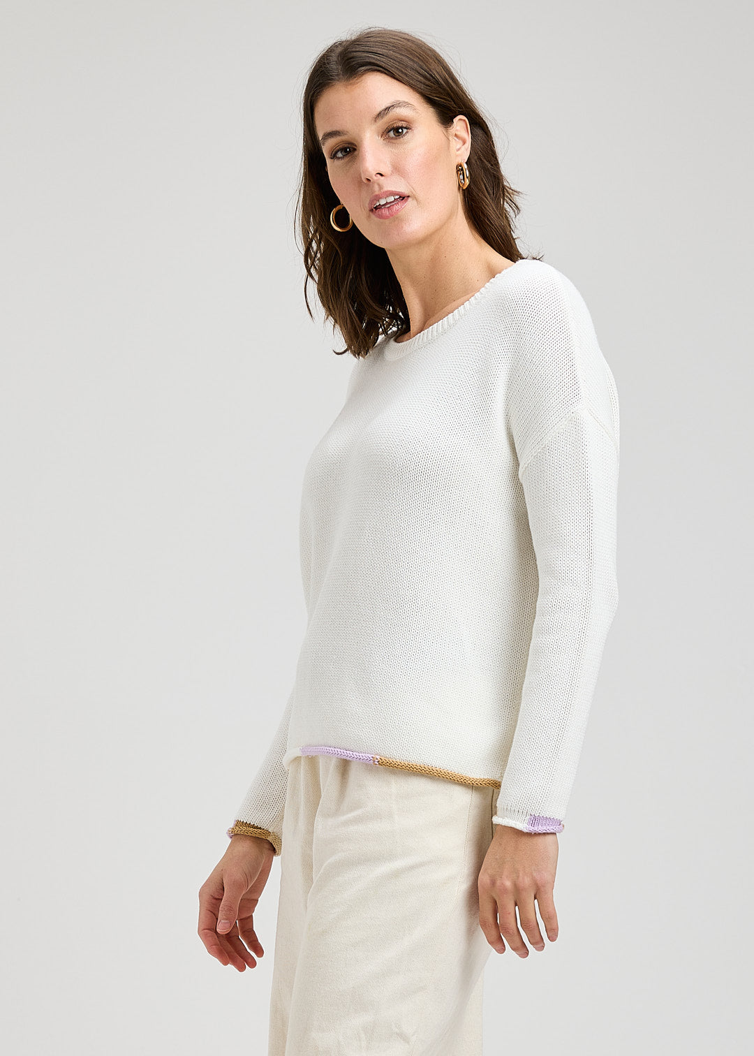 Zaket & Plover Bottom Detail Sweater