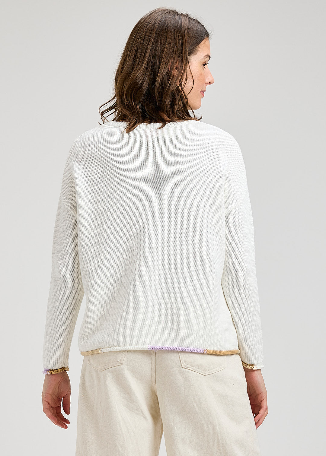 Zaket & Plover Bottom Detail Sweater