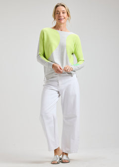 Zaket & Plover Spot On Boat Neck Sweater