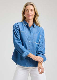 Zaket & Plover Handwork Denim Shirt