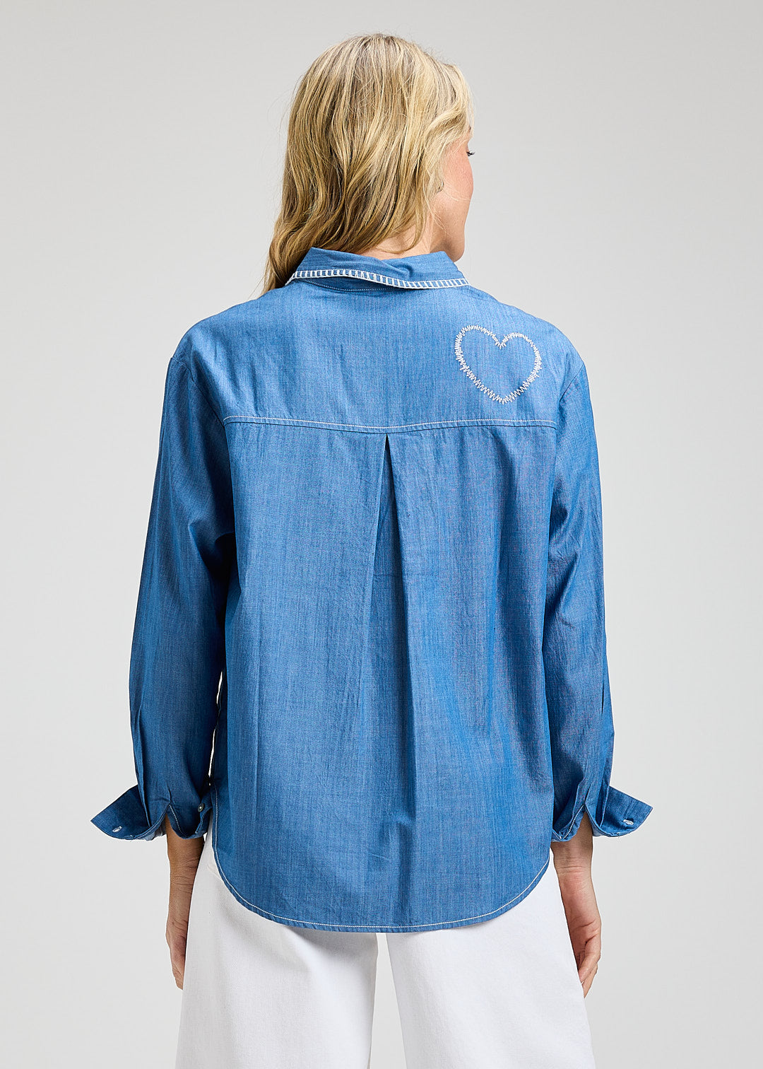 Zaket & Plover Handwork Denim Shirt