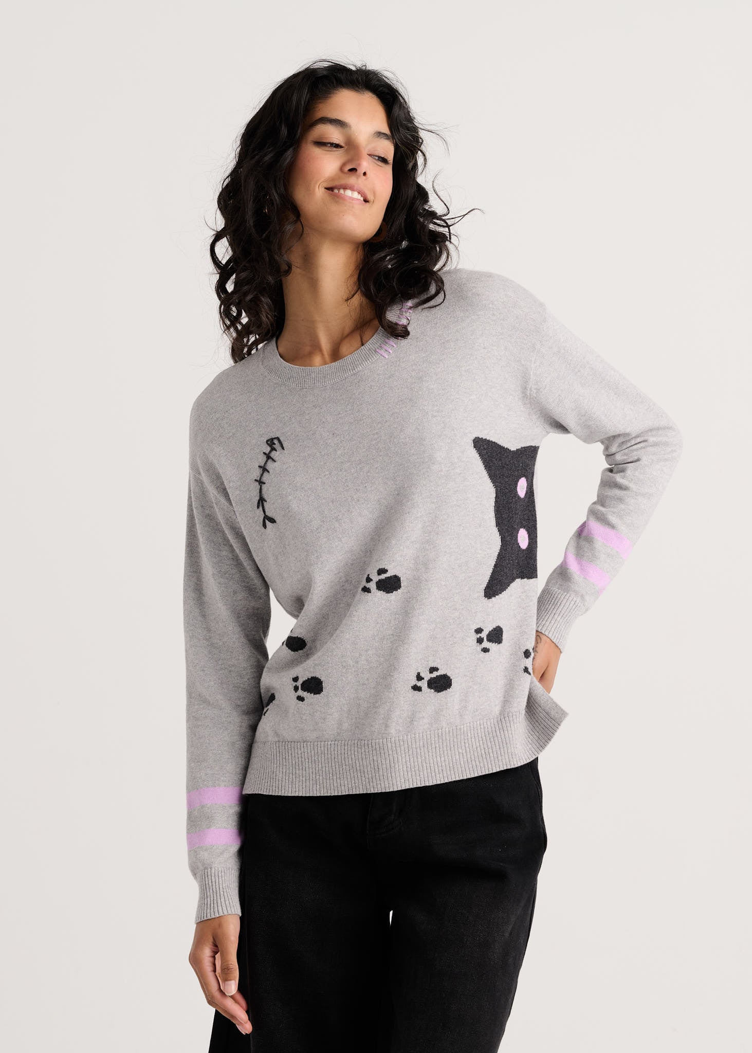 neko Zaket & Plover Cheeky Cat Sweater – Resonance