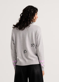 Zaket & Plover Cheeky Cat Sweater