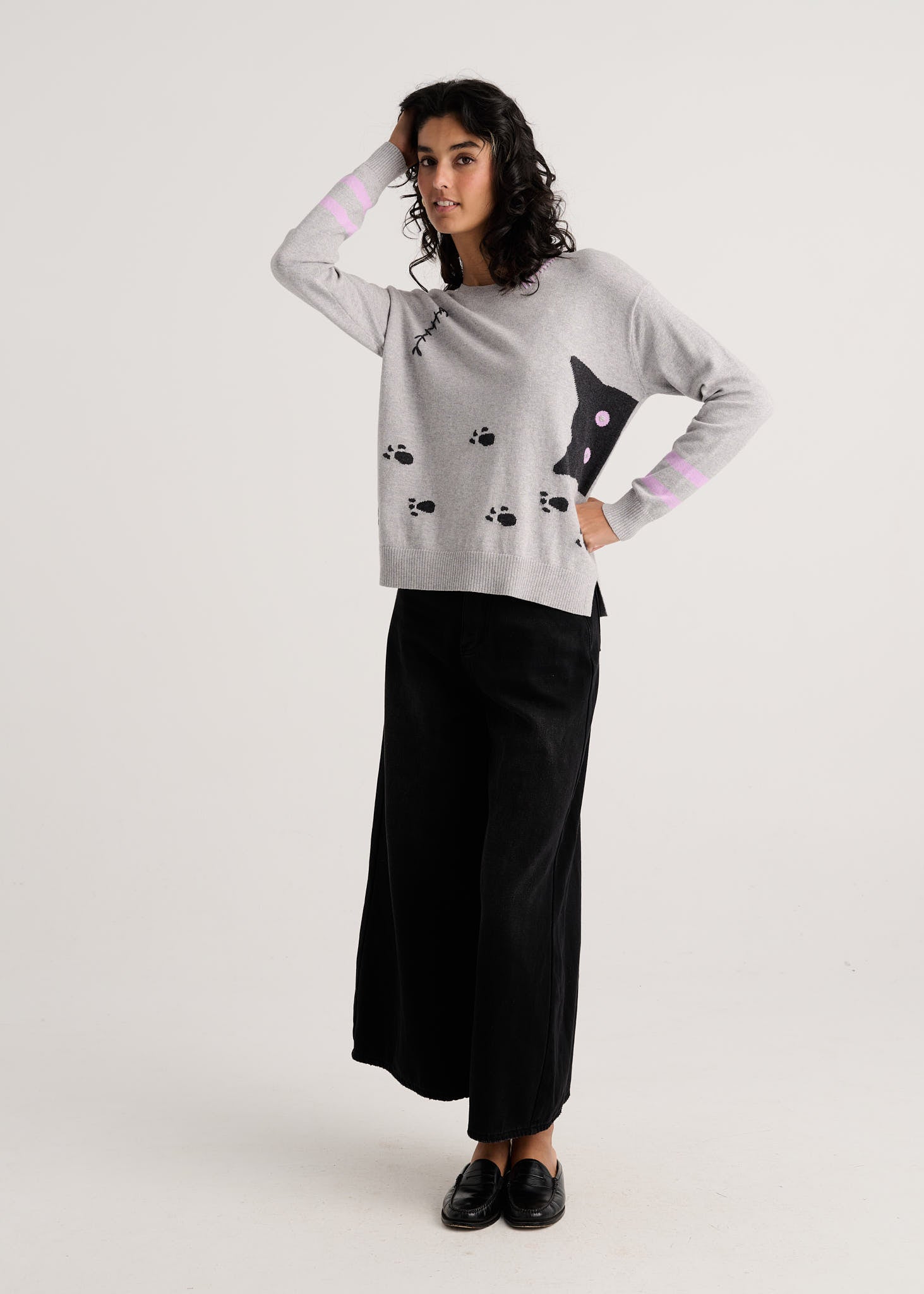 Zaket & Plover Cheeky Cat Sweater – Resonance