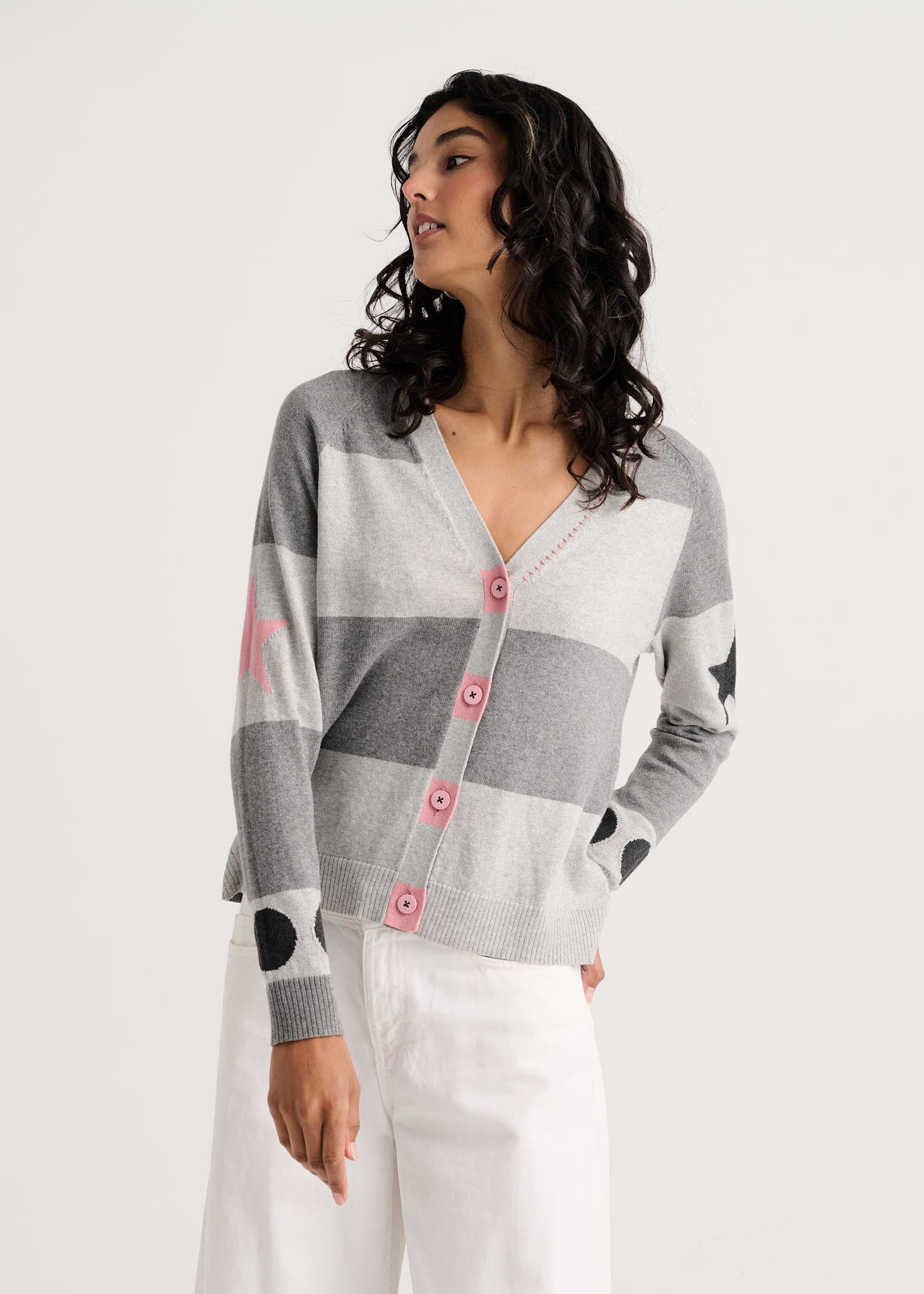 Zaket & Plover Stars And Spots Cardigan – Resonance