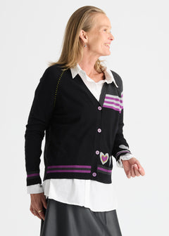 Zaket & Plover Hearts Cardigan