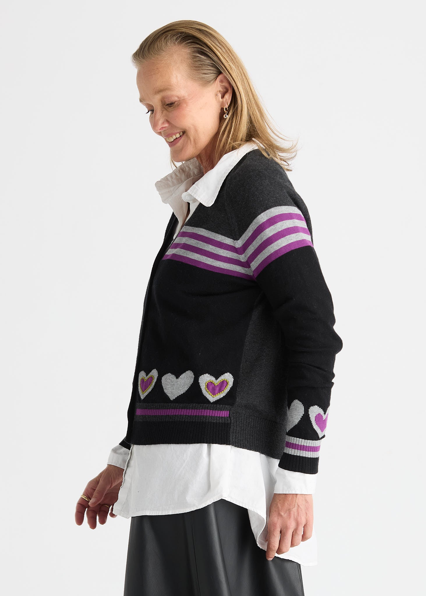 Zaket & Plover Hearts Cardigan