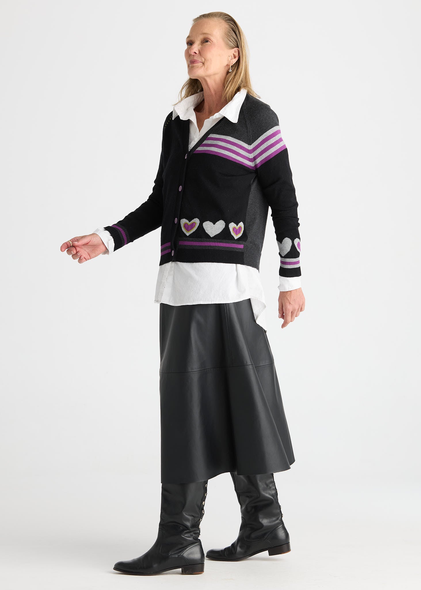 Zaket & Plover Hearts Cardigan – Resonance