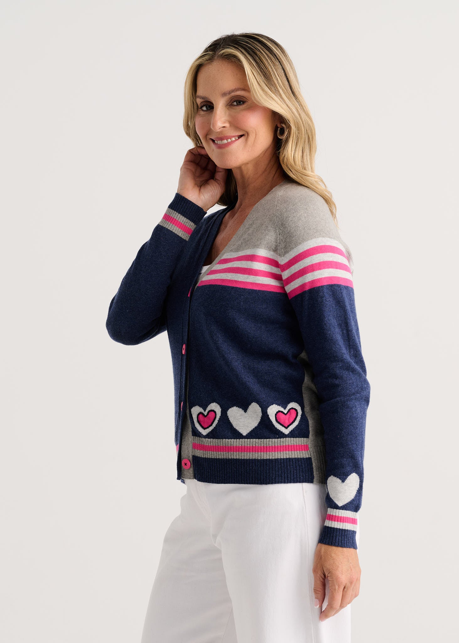 Zaket & Plover Hearts Cardigan – Resonance