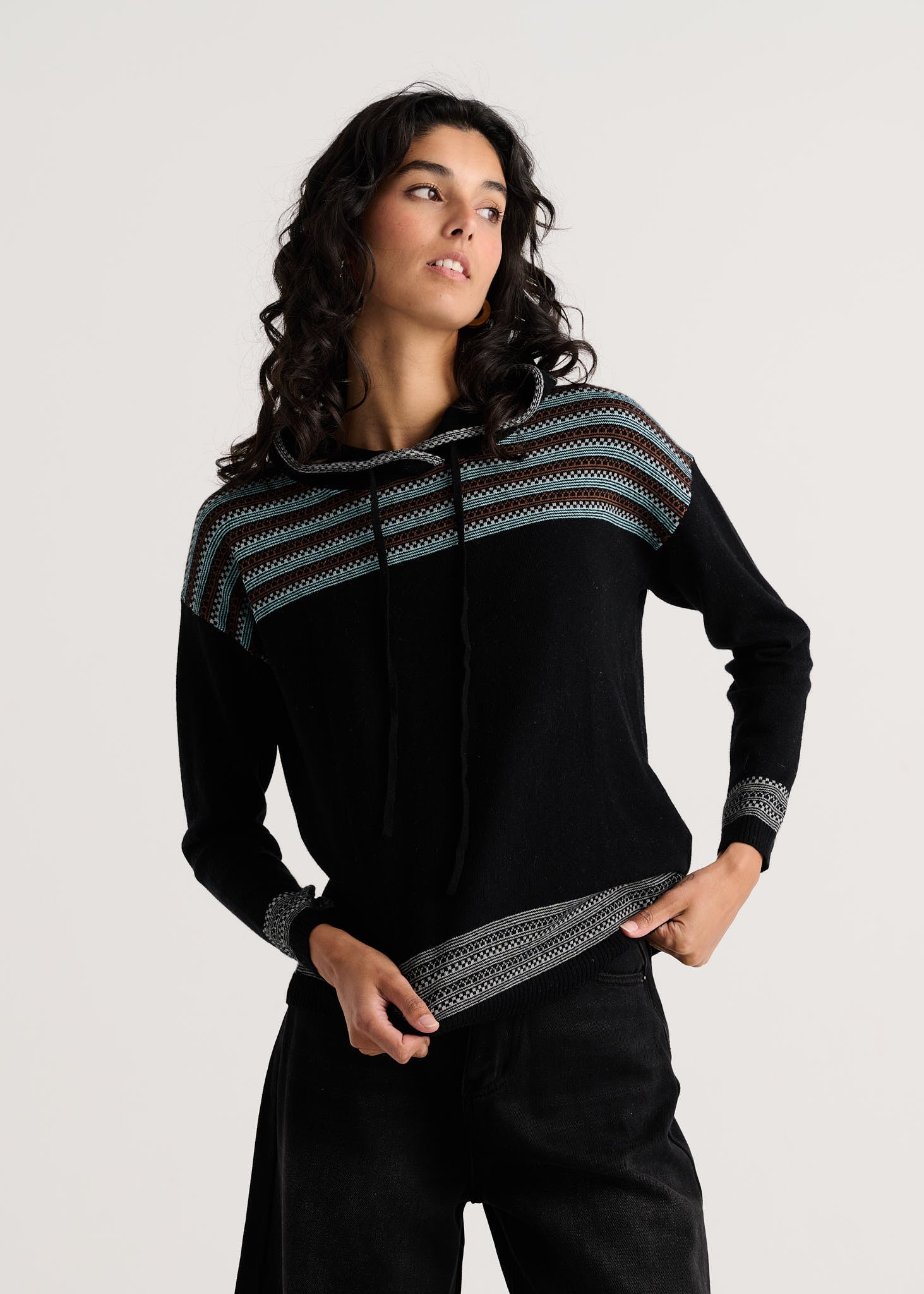 Zaket & Plover Fairisle Hoodie
