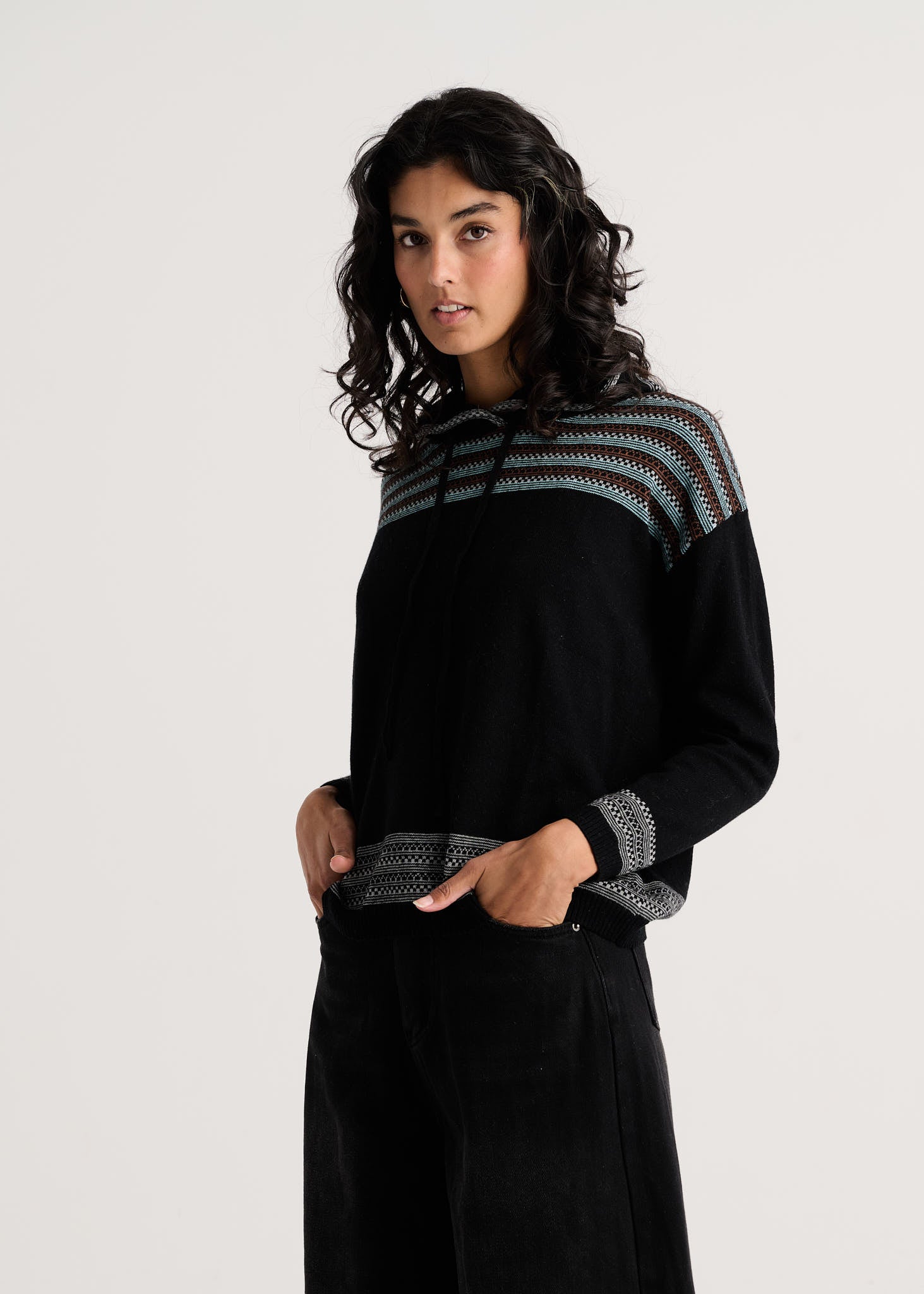 Zaket & Plover Fairisle Hoodie