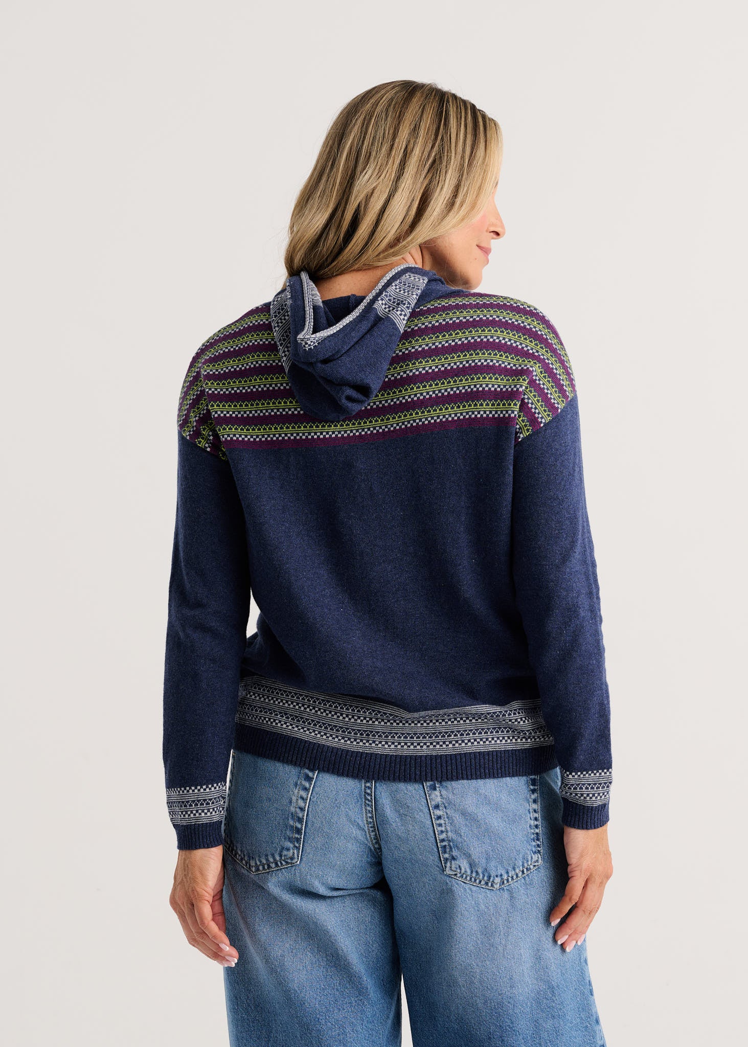 Zaket & Plover Fairisle Hoodie