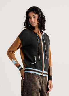 Zaket & Plover Stars Zip Up Hoodie