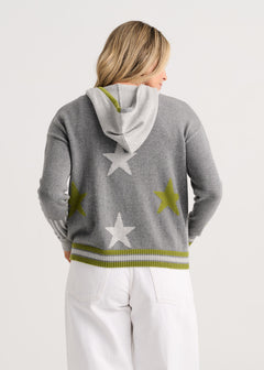 Zaket & Plover Stars Zip Up Hoodie