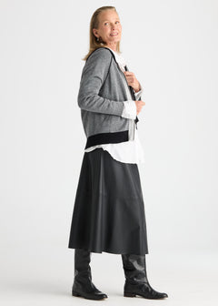 Zaket & Plover Plaited Zip Up Hoodie