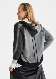 Zaket & Plover Plaited Zip Up Hoodie
