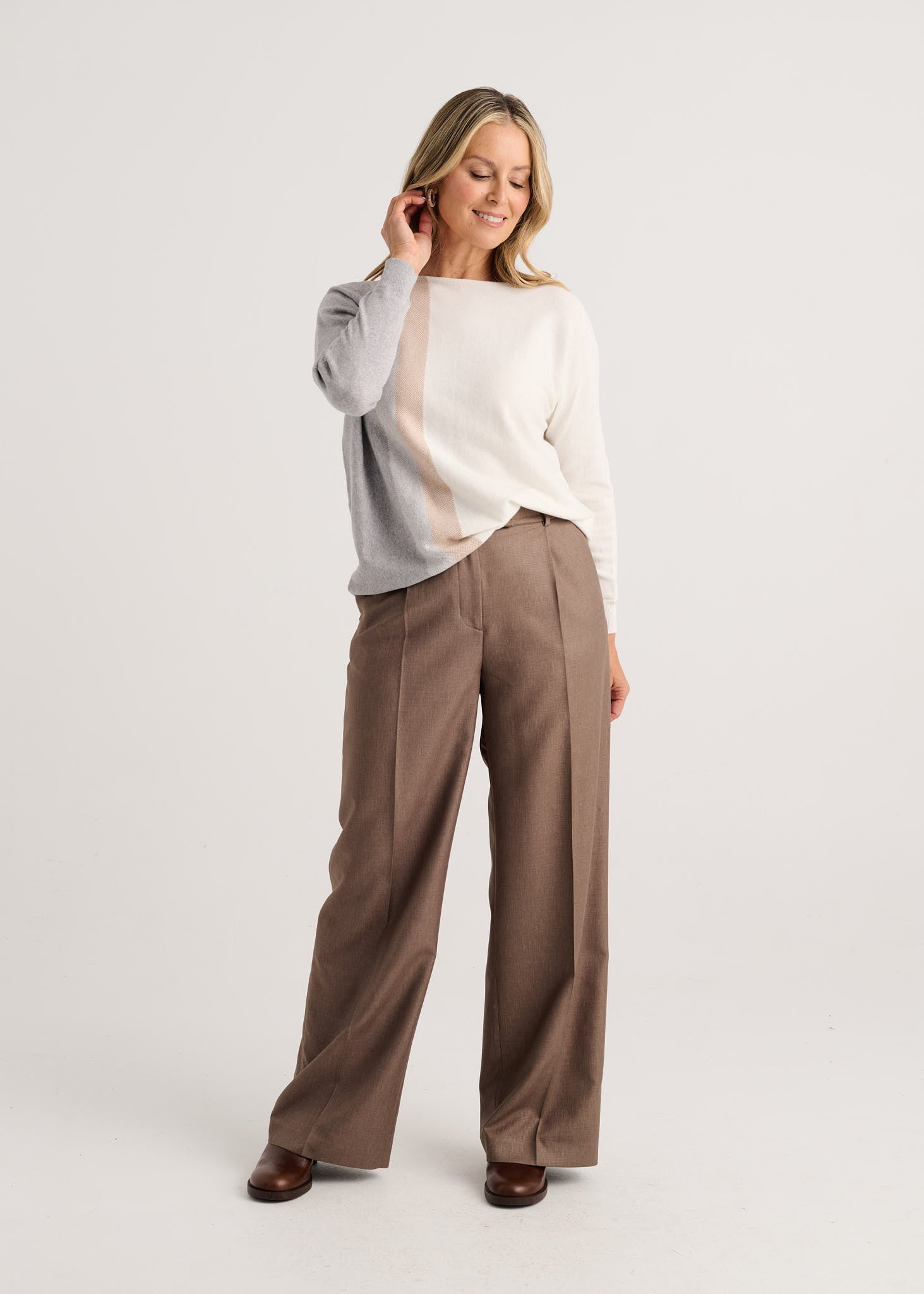 Zaket & Plover Vertical Lines Sweater