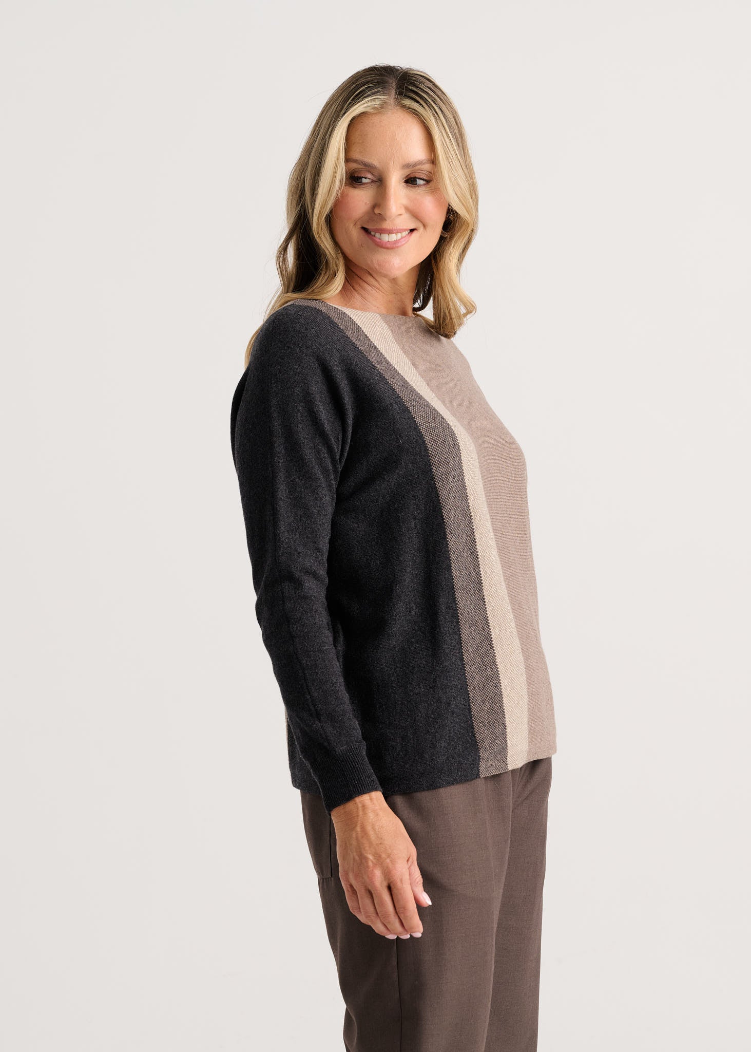 Zaket & Plover Vertical Lines Sweater
