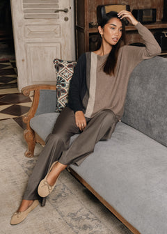 Zaket & Plover Vertical Lines Sweater