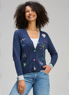 Zaket & Plover Good Vibes Cardigan