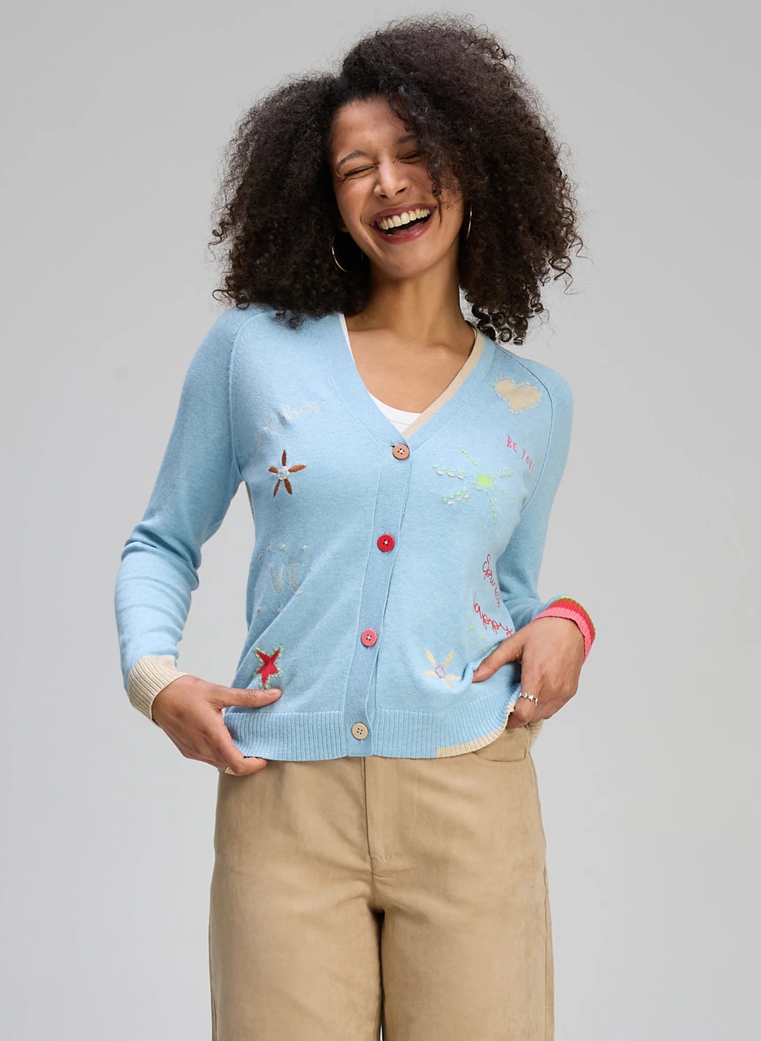 Zaket & Plover Good Vibes Cardigan