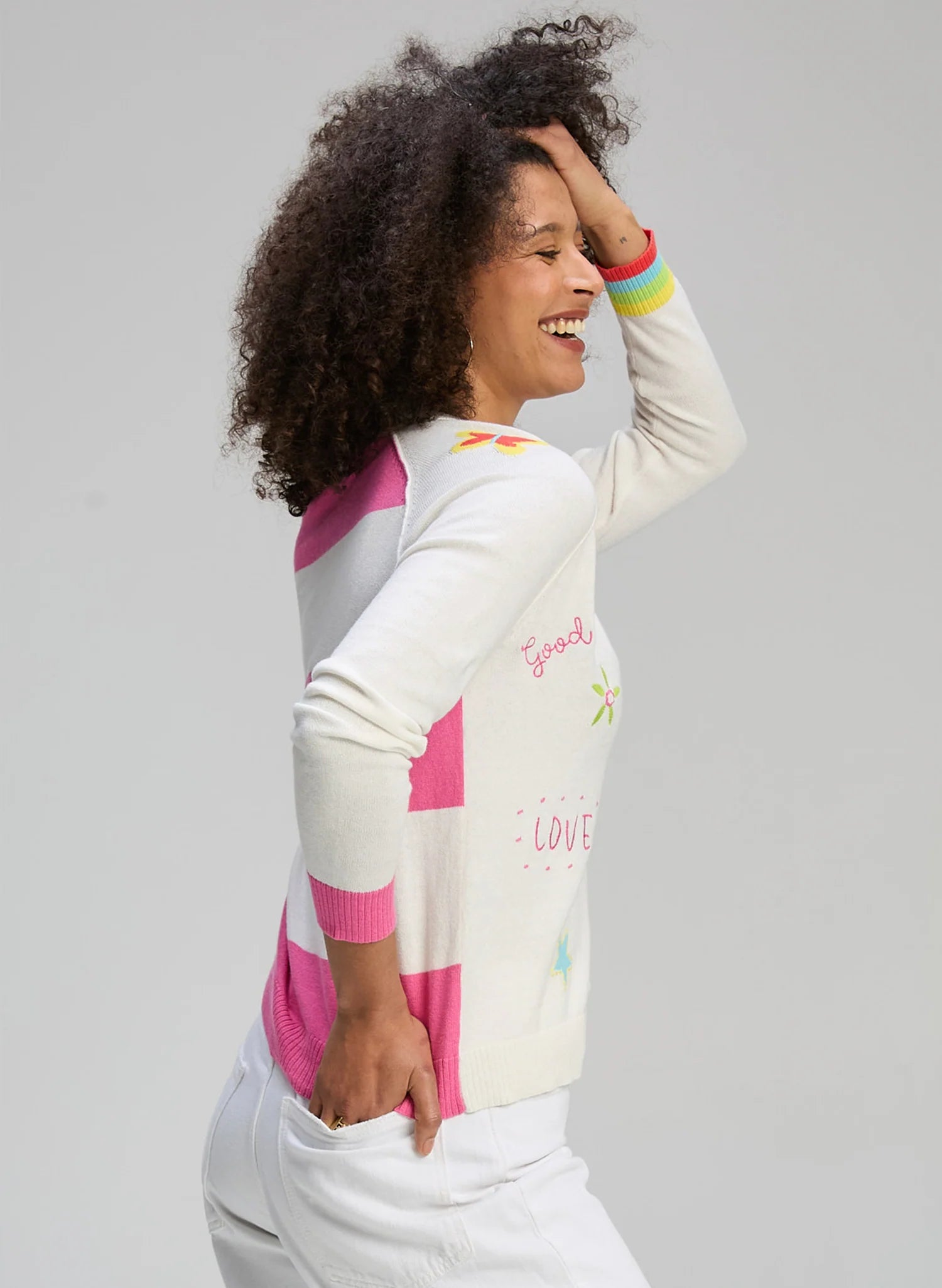 Zaket & Plover Good Vibes Cardigan