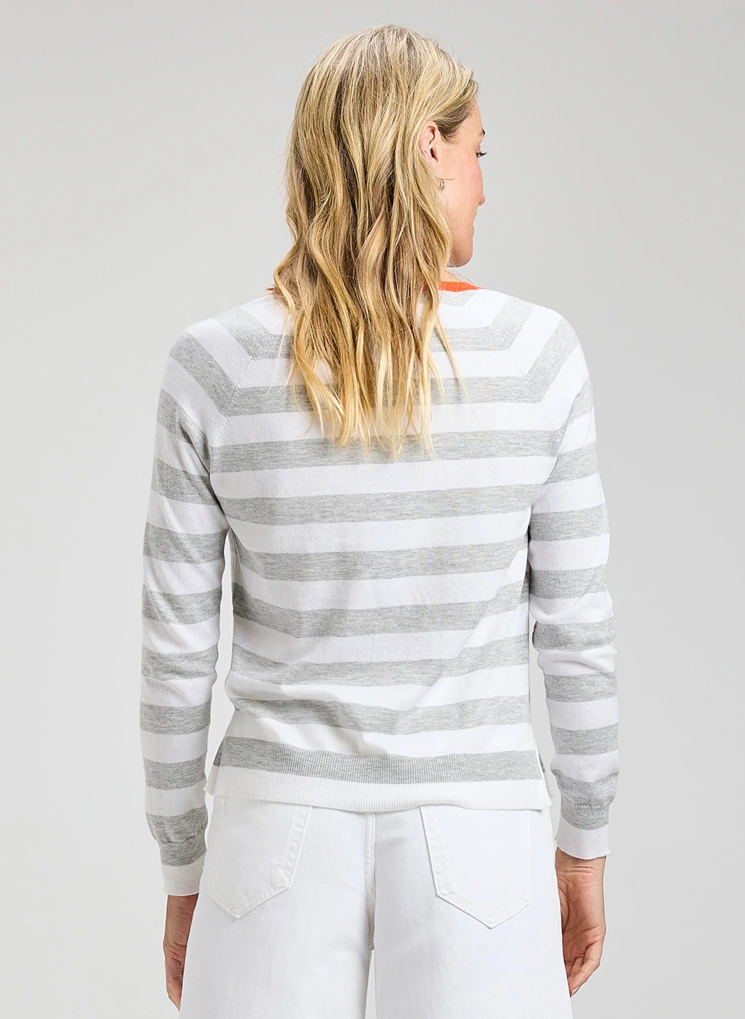 Zaket & Plover Stripe Henley Sweater