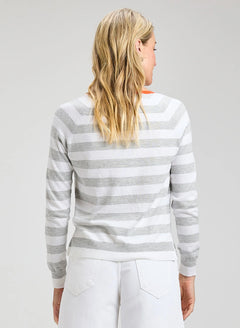 Zaket & Plover Stripe Henley Sweater