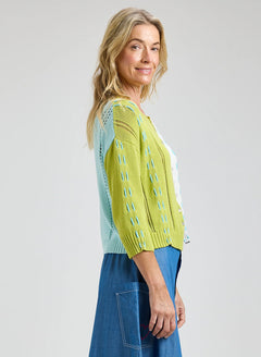 Zaket & Plover Thread Detail Cardigan